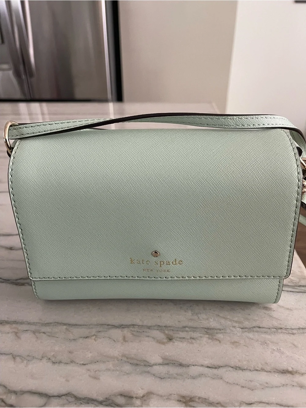 kate spade Mint Green Leather crossbody Bag